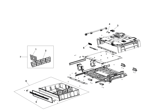 DEWALT Ersatzteile TOUGH SYSTEM DWST08510 Typ: 1 QU