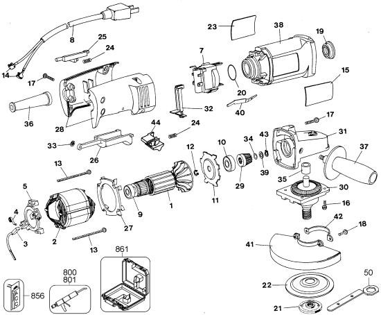 DEWALT Ersatzteile 24646 Typ: 1 QU