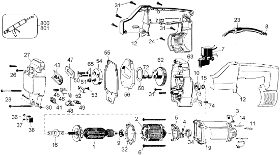 DEWALT Ersatzteile PU3153 Typ: 1 QU