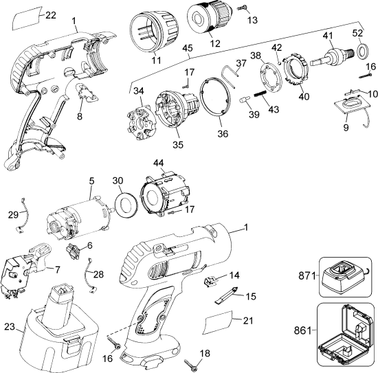 DEWALT Ersatzteile DW995K-2 Typ: 6 QU