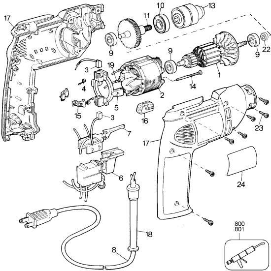 DEWALT Ersatzteile 22867 Typ: 3 QU