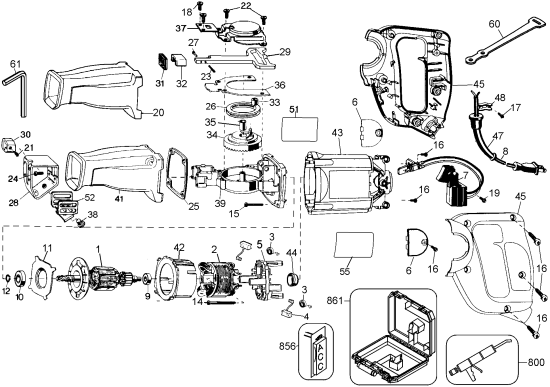 DEWALT Ersatzteile 23502 Typ: 1 QU
