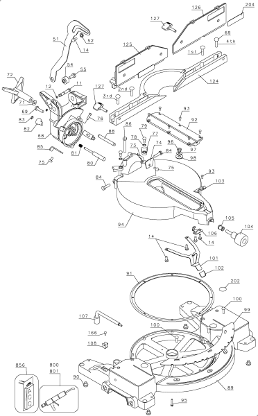 DEWALT Ersatzteile DW706 Typ: 1 QU