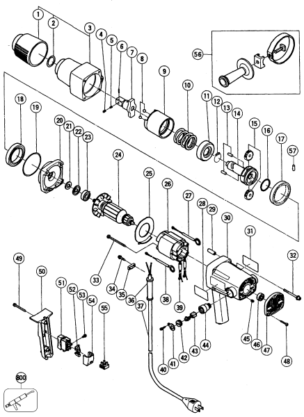DEWALT Ersatzteile DW297 Typ: 1 QU