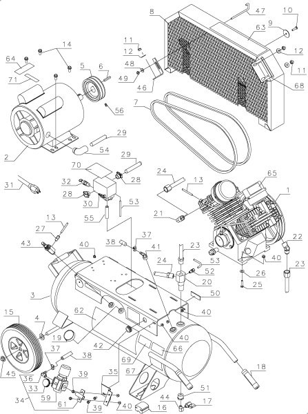 DEWALT Ersatzteile D55395 Typ: 1 QU