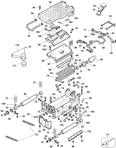 DEWALT Ersatzteile DW733L Typ: 2 XW