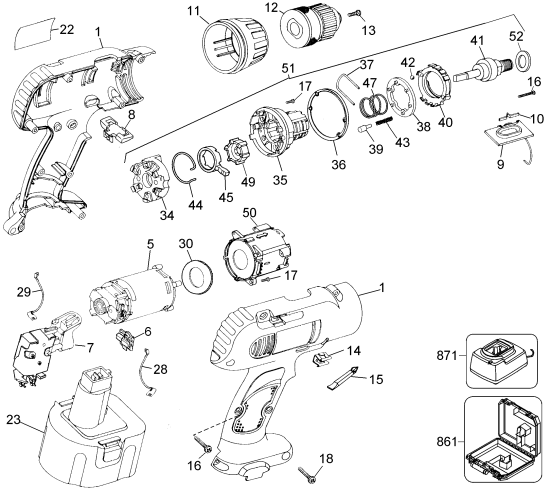 DEWALT Ersatzteile DW997K2 Typ: 5 QW