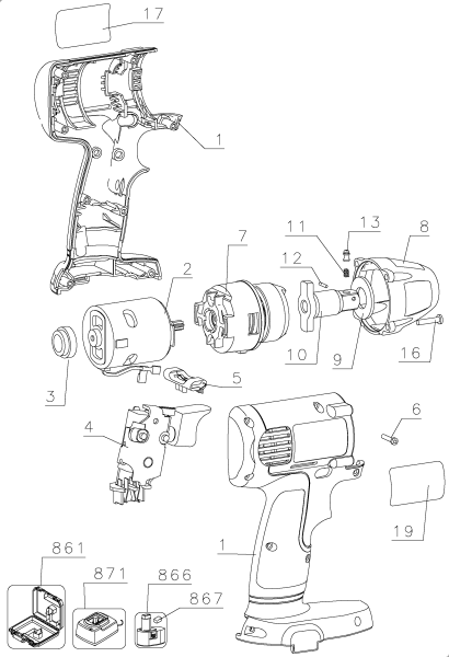 DEWALT Ersatzteile DW053K-2 Typ: 1 QU