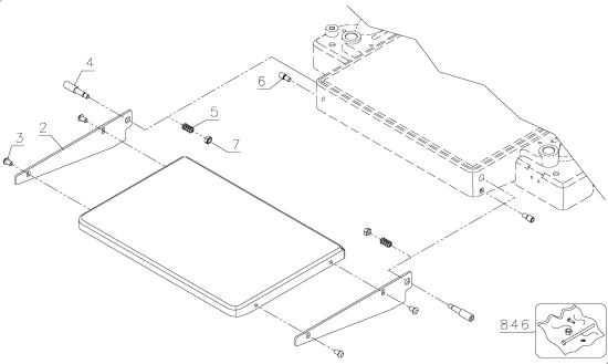 DEWALT Ersatzteile DW7351 Typ: 1 QU