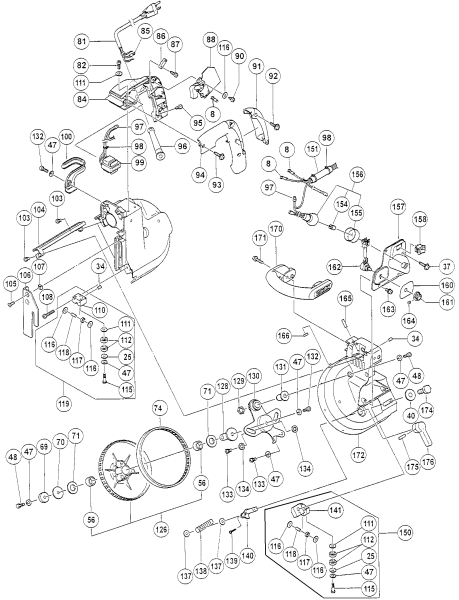 DEWALT Ersatzteile D28770 Typ: 1 QU