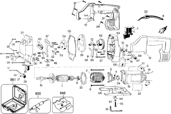 DEWALT Ersatzteile DW318K Typ: 2 QU