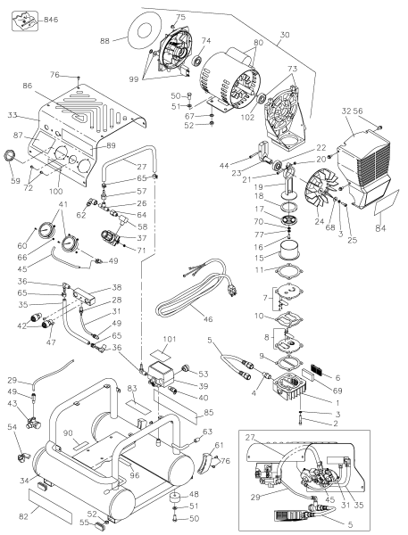 DEWALT Ersatzteile D55143 Typ: 1 QU