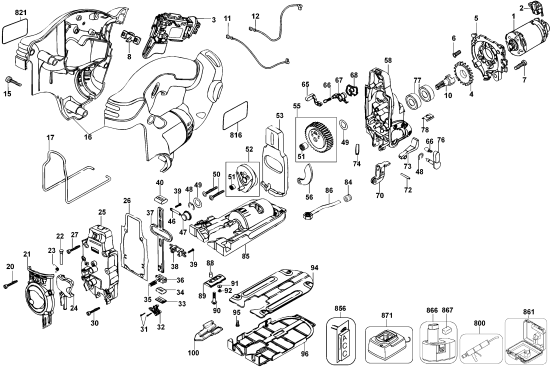 DEWALT Ersatzteile DC330B Typ: 10 QU