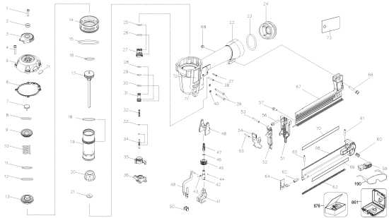 DEWALT Ersatzteile D51236K Typ: 1 QU