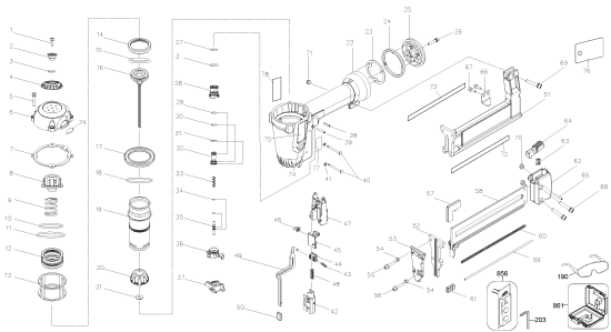 DEWALT Ersatzteile D51422K Typ: 1 QU