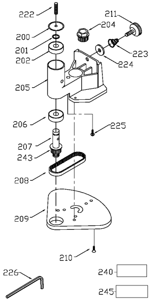 DEWALT Ersatzteile D26673 Typ: 1 QU