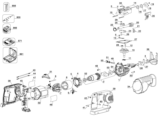 DEWALT Ersatzteile DC315K Typ: 1 XJ