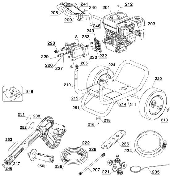 DEWALT Ersatzteile DPD3000IC Typ: 1 QU