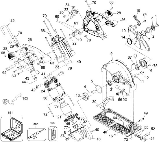 DEWALT Ersatzteile KREISSGE DW378G Typ: 2 QU