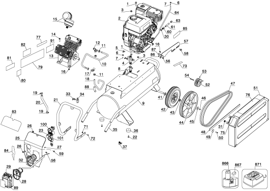 DEWALT Ersatzteile D55695 Typ: 1 QU