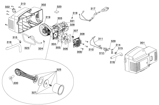 DEWALT Ersatzteile KOMPRESSOR D55141 Typ: 2 QU