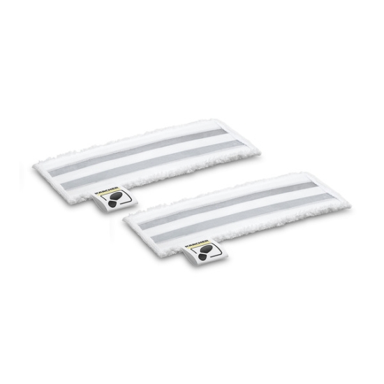 KÄRCHER Ersatzteile Mikrofaserbodentuecher abrasiv 2-er Set