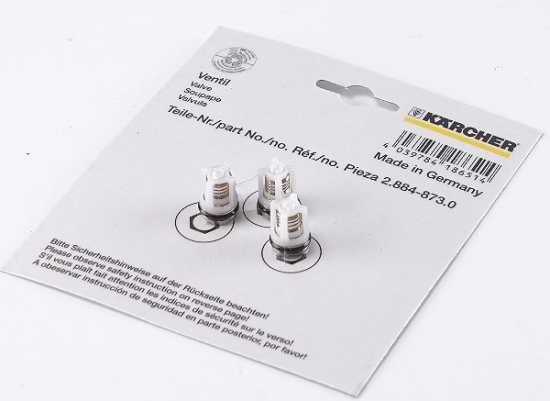 KÄRCHER Ersatzteile Hochdruckreiniger K 5.05M-PL-RWB-TR*EU 1.069-942.0-A Zylinderkopf Ventil (3 Stueck)