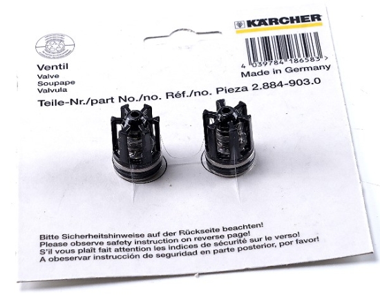 KÄRCHER Professional Ersatzteile Hochdruckreiniger Heisswasser HDS 2000 SUPER EU 1.071-111.0 Pumpenset Ventil ( 2 Stück)