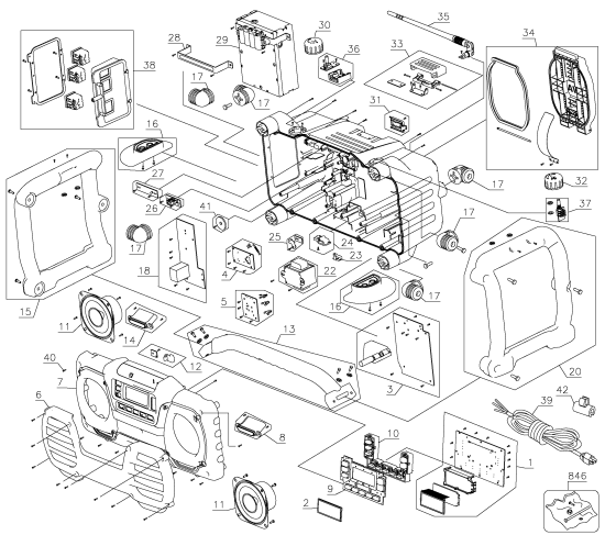 DEWALT Ersatzteile DC012 Typ: 1 QU