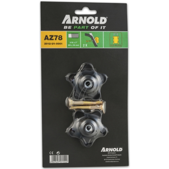 Arnold Ersatzteil Holmbefestigungsset 5/16"" mit Sternmutter einfach online kaufen.