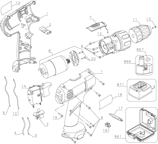 DEWALT Ersatzteile DW926K-2 Typ: 2 QU