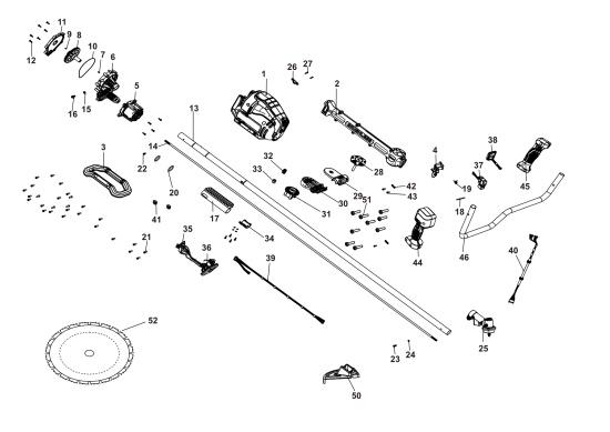 DEWALT Ersatzteile RASENTRIMMER DCST981B Typ: 1 QU