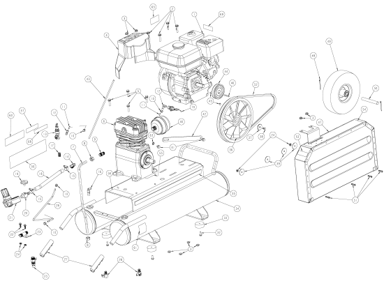 DEWALT Ersatzteile DXCMH1608WB Typ: 0 QU