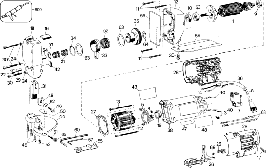 DEWALT Ersatzteile SCHERE DW892 Typ: 3 QU