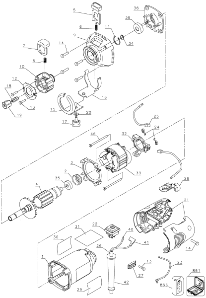 DEWALT Ersatzteile DW660 Typ: 3 QU