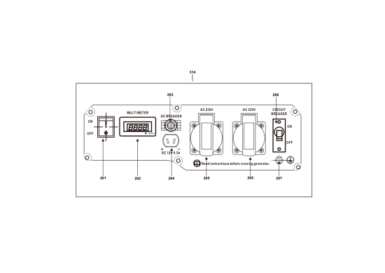 DEWALT Ersatzteile GENERATOR DXGNP30E Typ: 1 XJ