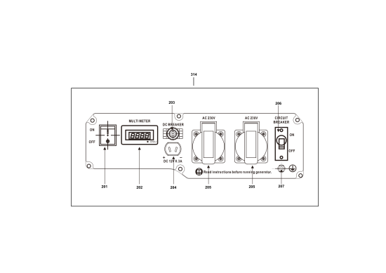 DEWALT Ersatzteile GENERATOR DXGNP35E Typ: 1 XJ