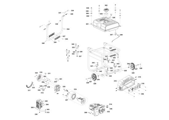DEWALT Ersatzteile GENERATOR DXGNP65E Typ: 1 XJ