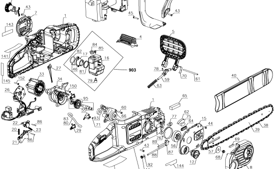 DEWALT Ersatzteile DCCS670B Typ: 2 QU