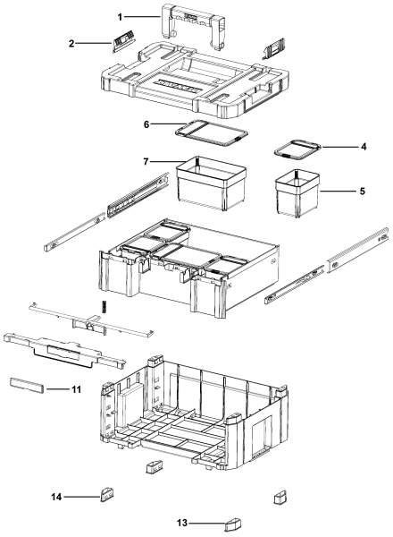 DEWALT Ersatzteile DWST17803 Typ: 0 QU