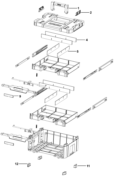 DEWALT Ersatzteile DWST17804 Typ: 0 QU