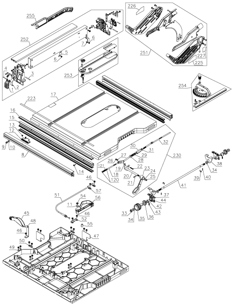 DEWALT Ersatzteile DWE7490X Typ: 1 QU