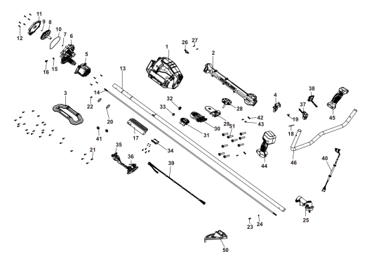 DEWALT Ersatzteile BÜRSTENSCHNEIDER DCBC581B Typ: 1 QU