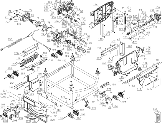 DEWALT Ersatzteile DWE7499GD Typ: 2 QU