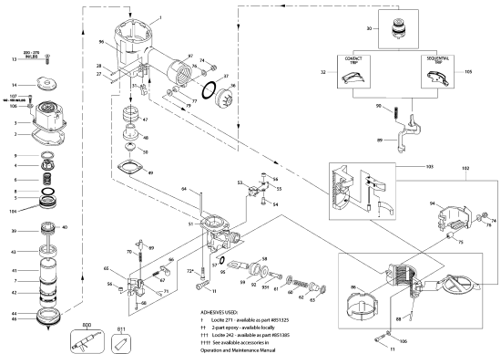 DEWALT Ersatzteile DW325C Typ: 1 QU