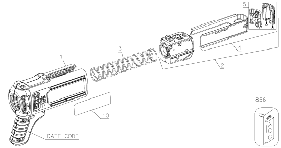 DEWALT Ersatzteile ZUBEHOR DCF6201 Typ: 1 QU