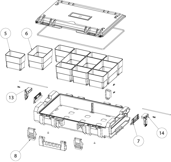 DEWALT Ersatzteile DWST08202 Typ: 0 QU