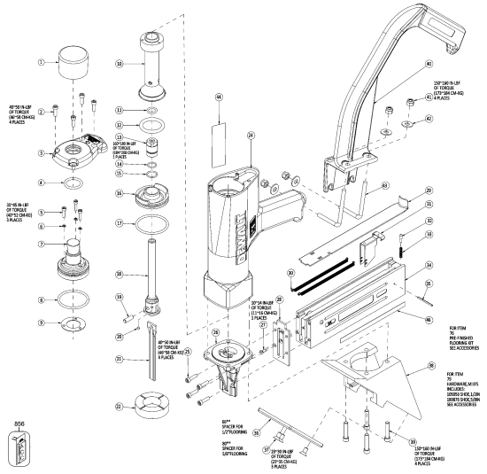 DEWALT Ersatzteile DWMIIIFS Typ: 1 QU