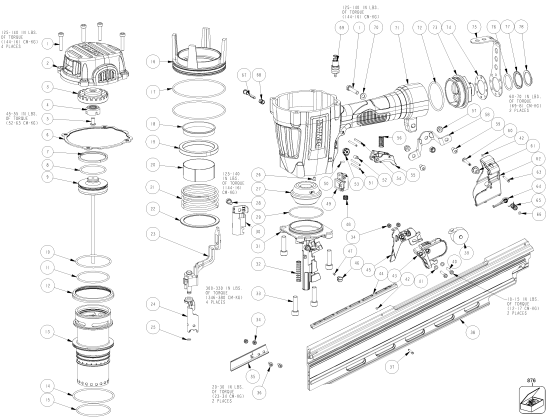 DEWALT Ersatzteile DWF83PL Typ: 0 QU