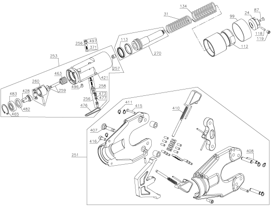 DEWALT Ersatzteile DCE350M2 Typ: 1 QU